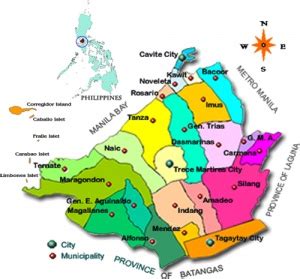 16 municipalities of cavite|Cavite Profile – PhilAtlas.